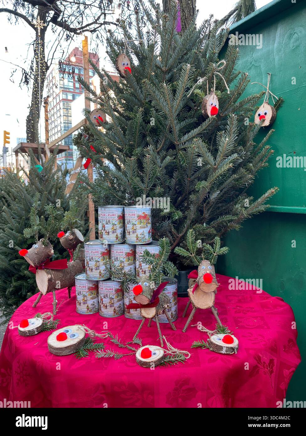 Everyday life in Manhattan, where urban energy meets pockets of green and calm. - Smartphone Captured Stock Image