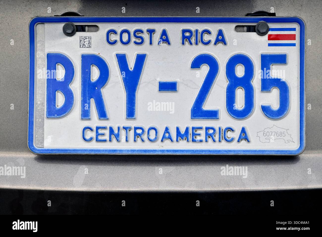 Costa Rican Vehicles December 3, 2025 - Limon, Costa Rica - A Costa Rican vehicle license ...