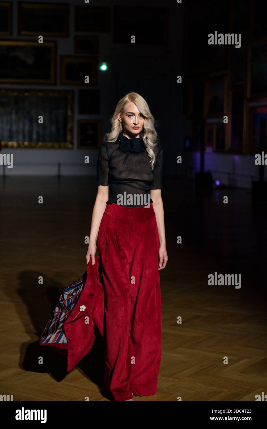 Italian Row Models Rome, Italy – Models on the runway during a fashion show dedicated to ...