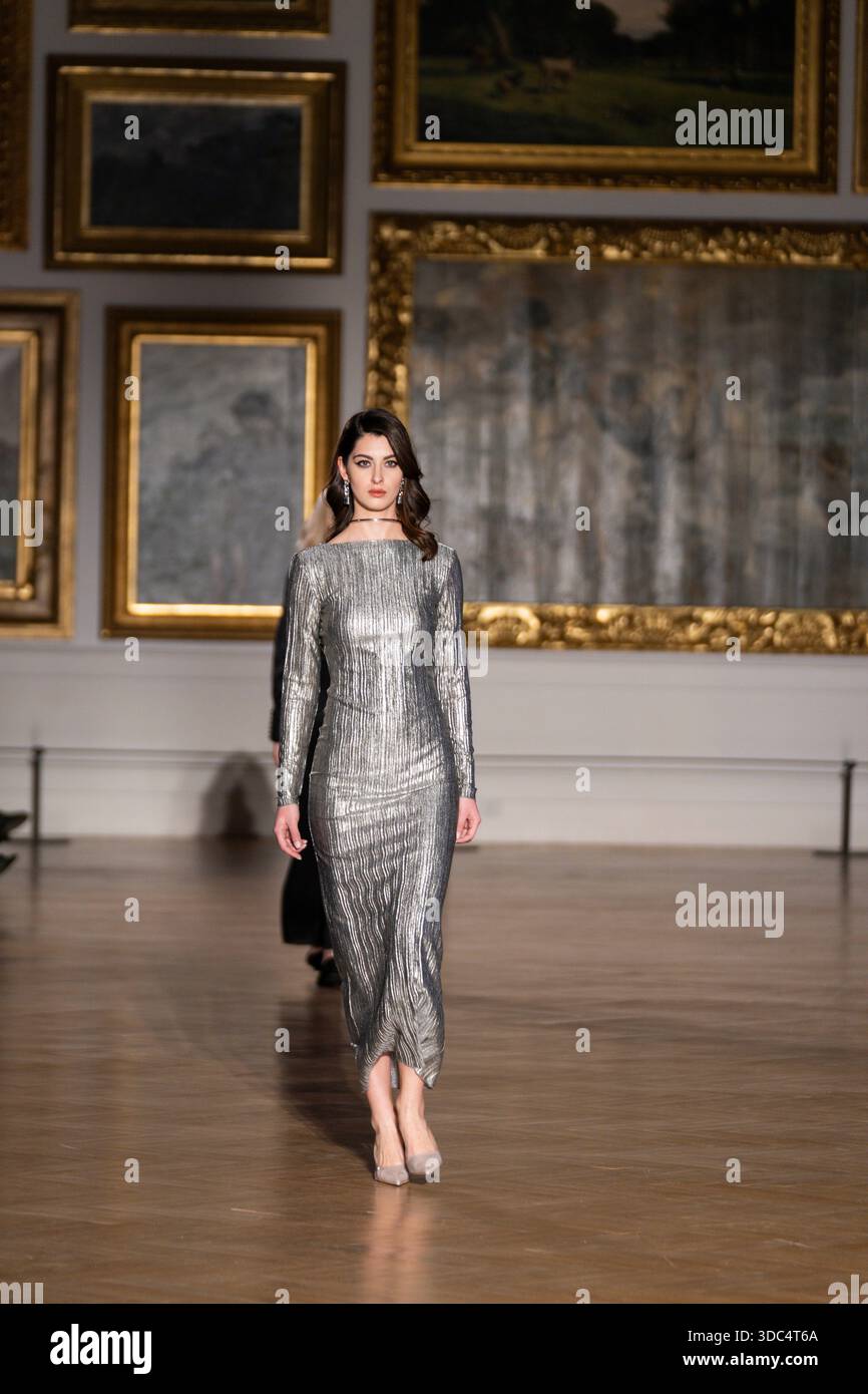 Italian Row Models Rome, Italy – Models on the runway during a fashion show dedicated to ...