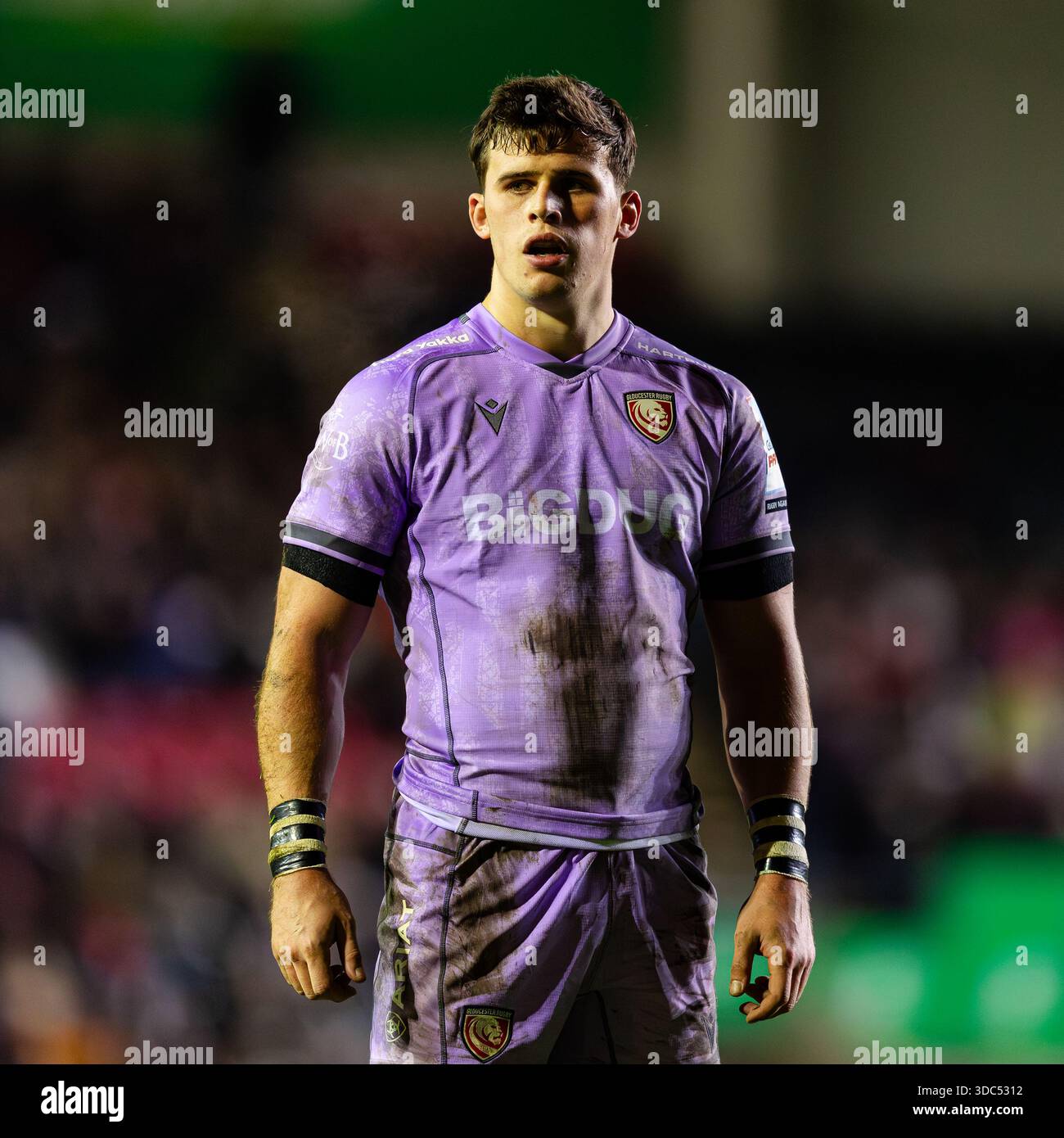 Leicester, England, UK, 19 December 2025. Seb Atkinson of Gloucester ...