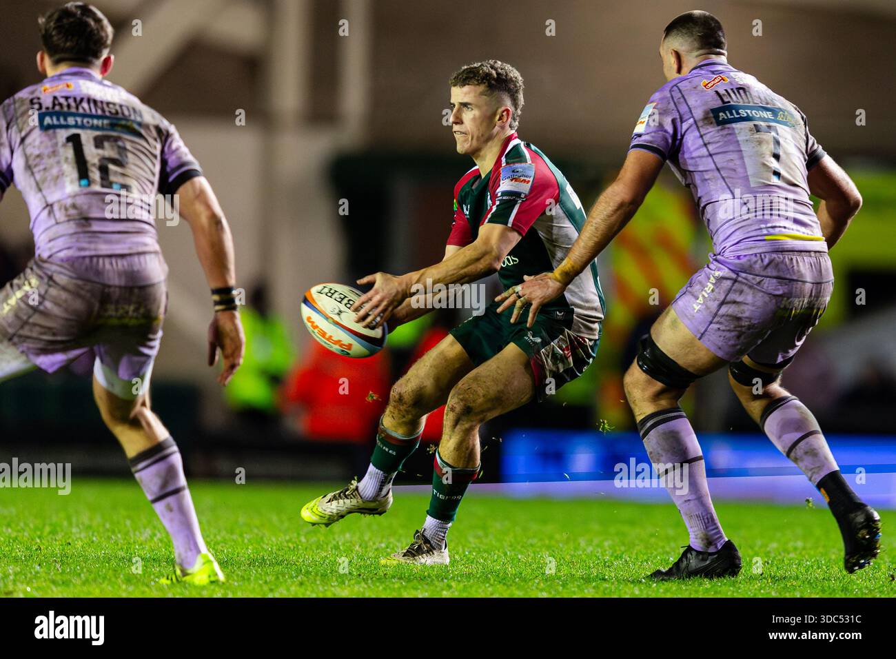 Leicester, England, UK, 19 December 2025. Billy Searle of Leicester ...