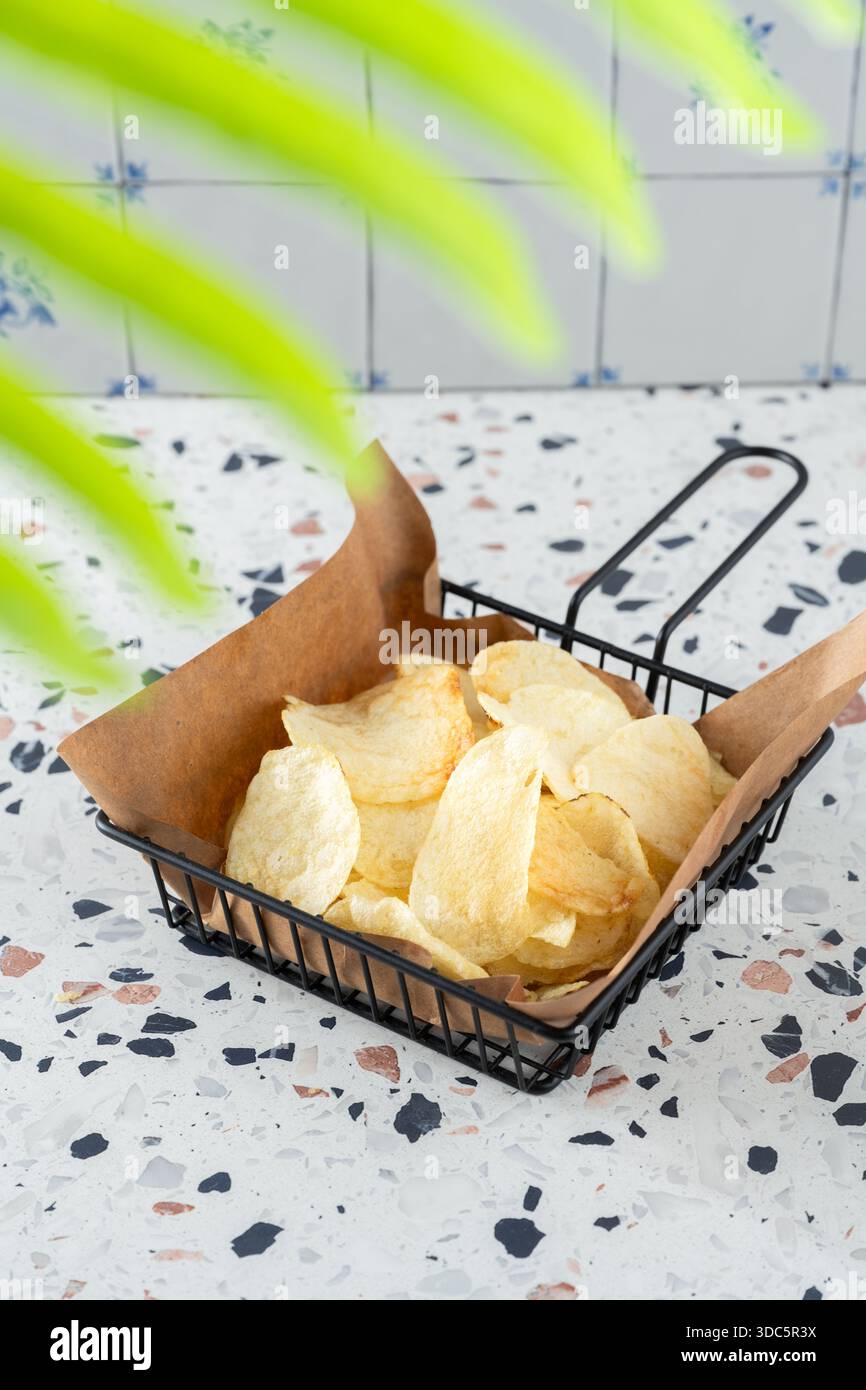 potato chips Stock Photo