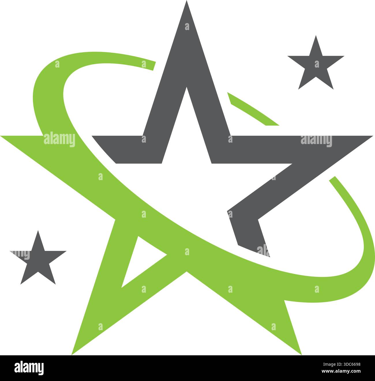 Star Orbit Creative Logo Design Vector Template Icon Stock Vector