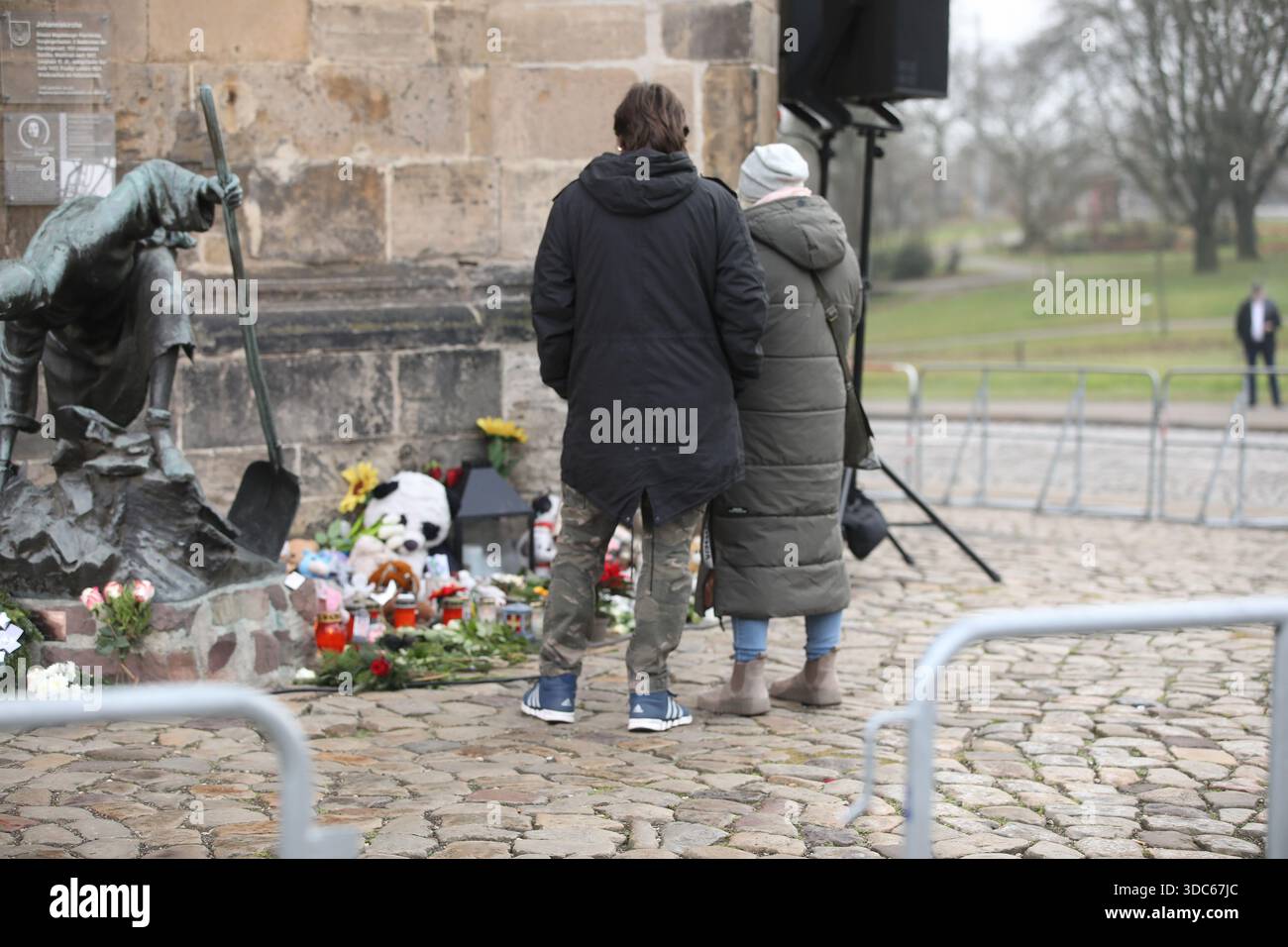 Magdeburg, 20.12.2025 Gedenktag an die Opfer des Anschlages von Magdeburg  Foto: Matthias Gränzdörfer Credit: mgfoto/Alamy Live News Stock Photo -  Alamy, image size:1300x956