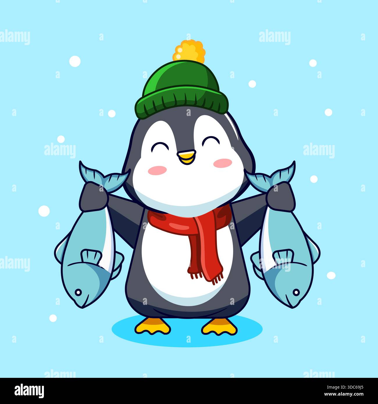 Two penguin Stock Vector Images - Alamy