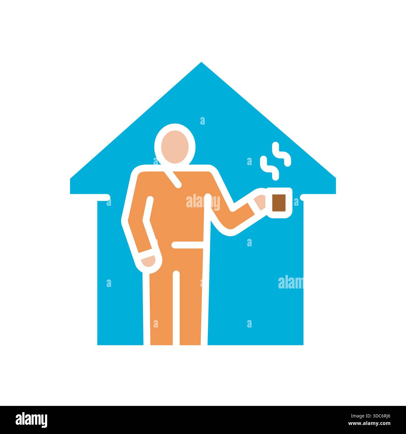 minimalism color flat icon. Vector isolated element. Editable stroke. Stock Vector