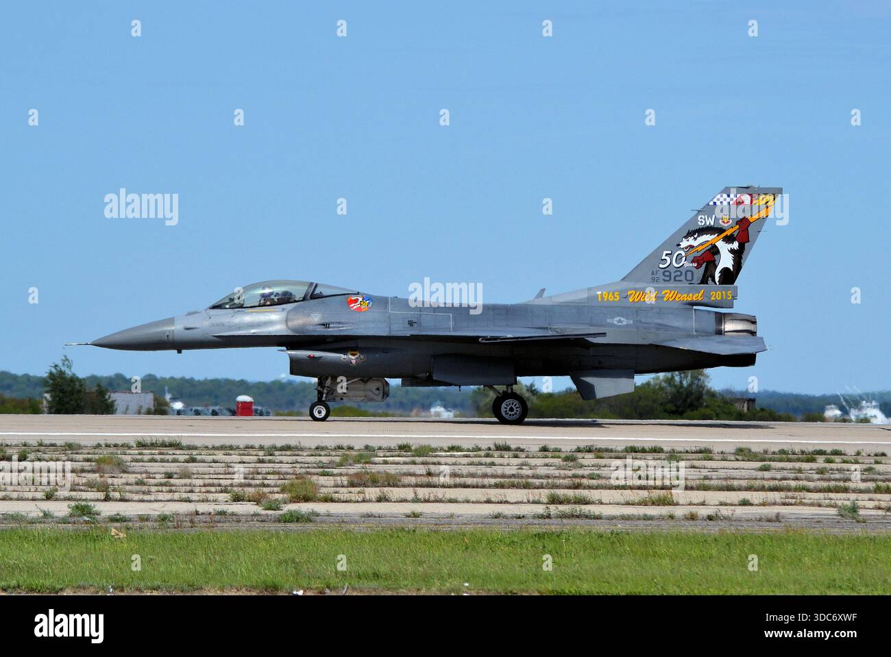 F-16C Block 50 Fighting Falcon in Wild Weasel commemorative scheme