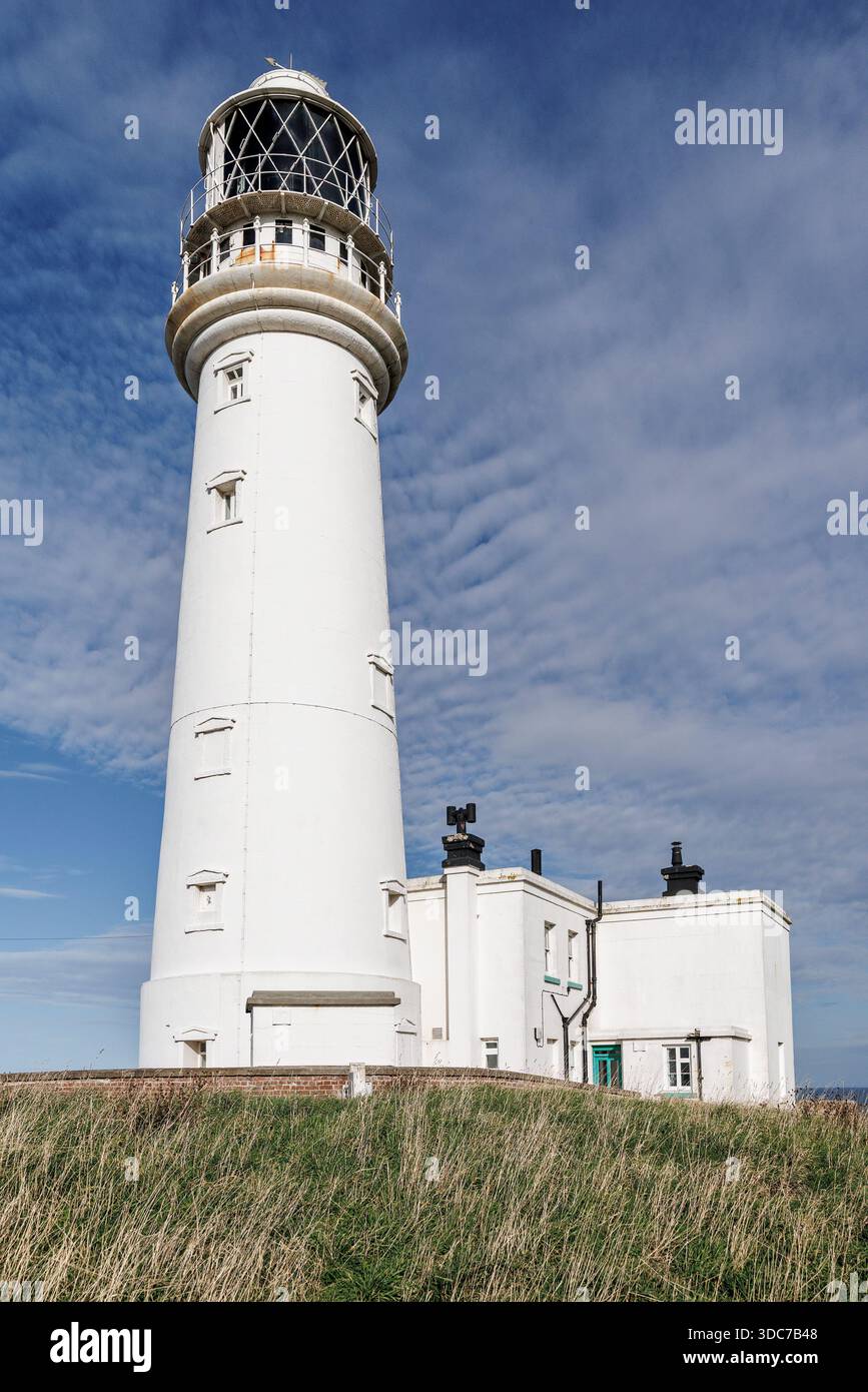 Lighthouse, Flamborough Head, England, UK Stock Photo