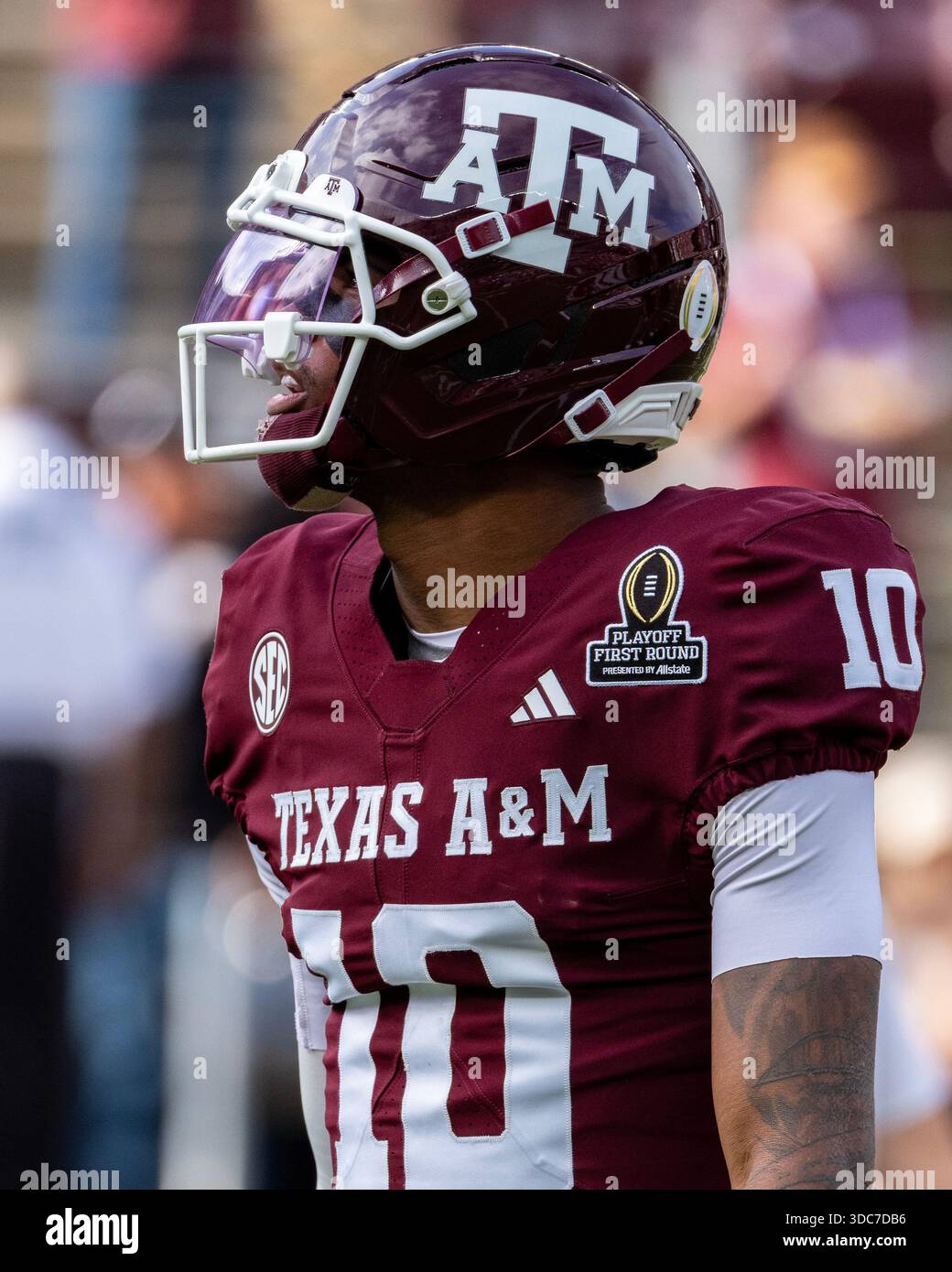 Dec 20, 2025. Marcel Reed (10) of the Texas A&M Aggies in action vs the ...