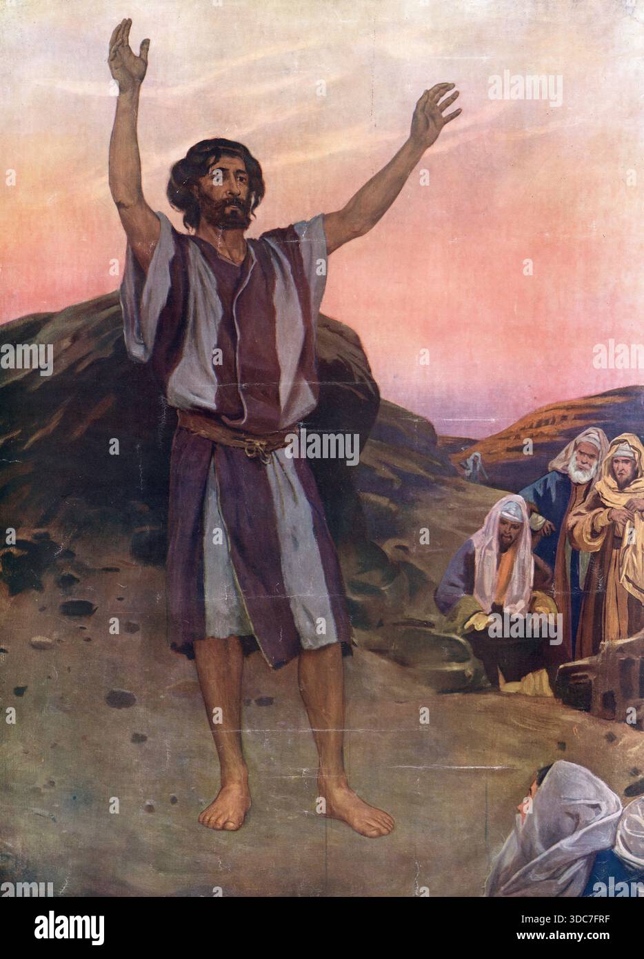 John The Baptist Preaching Repentance