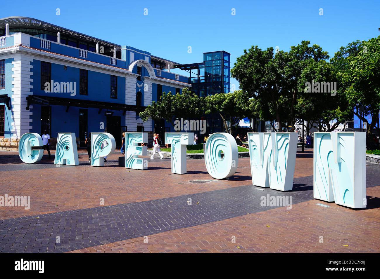 The Cape Town Sign at the V&A Waterfront, Cape Town, South Africa Stock ...