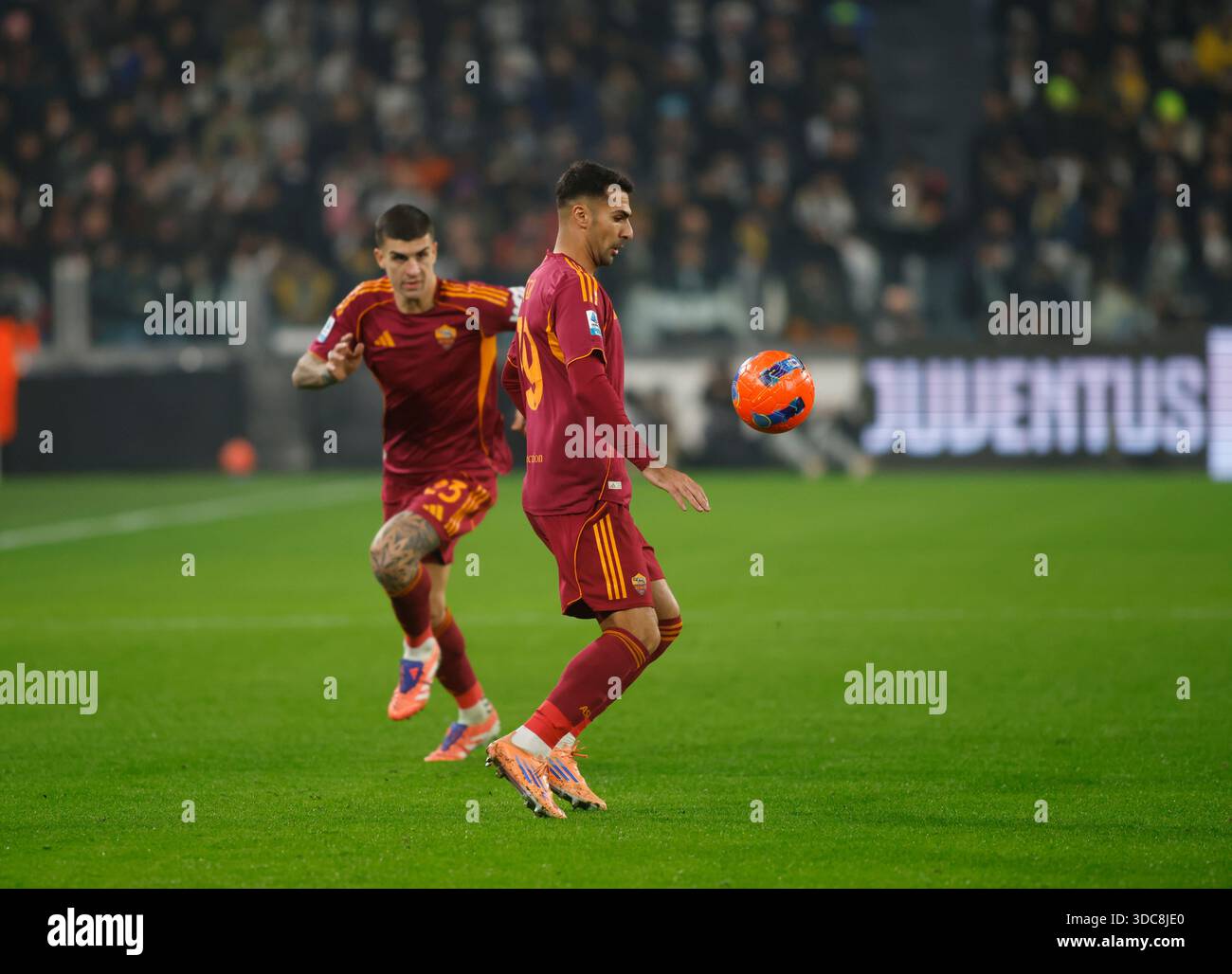 Zeki Celik of AS Roma during the Italian Serie A, 2025/26 season ...