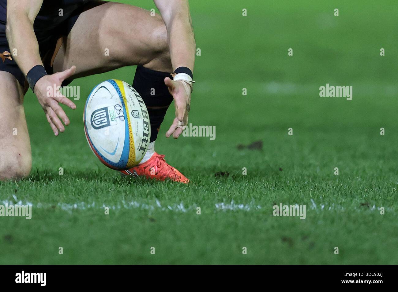 General view of URC match ball bouncing during the United Rugby ...