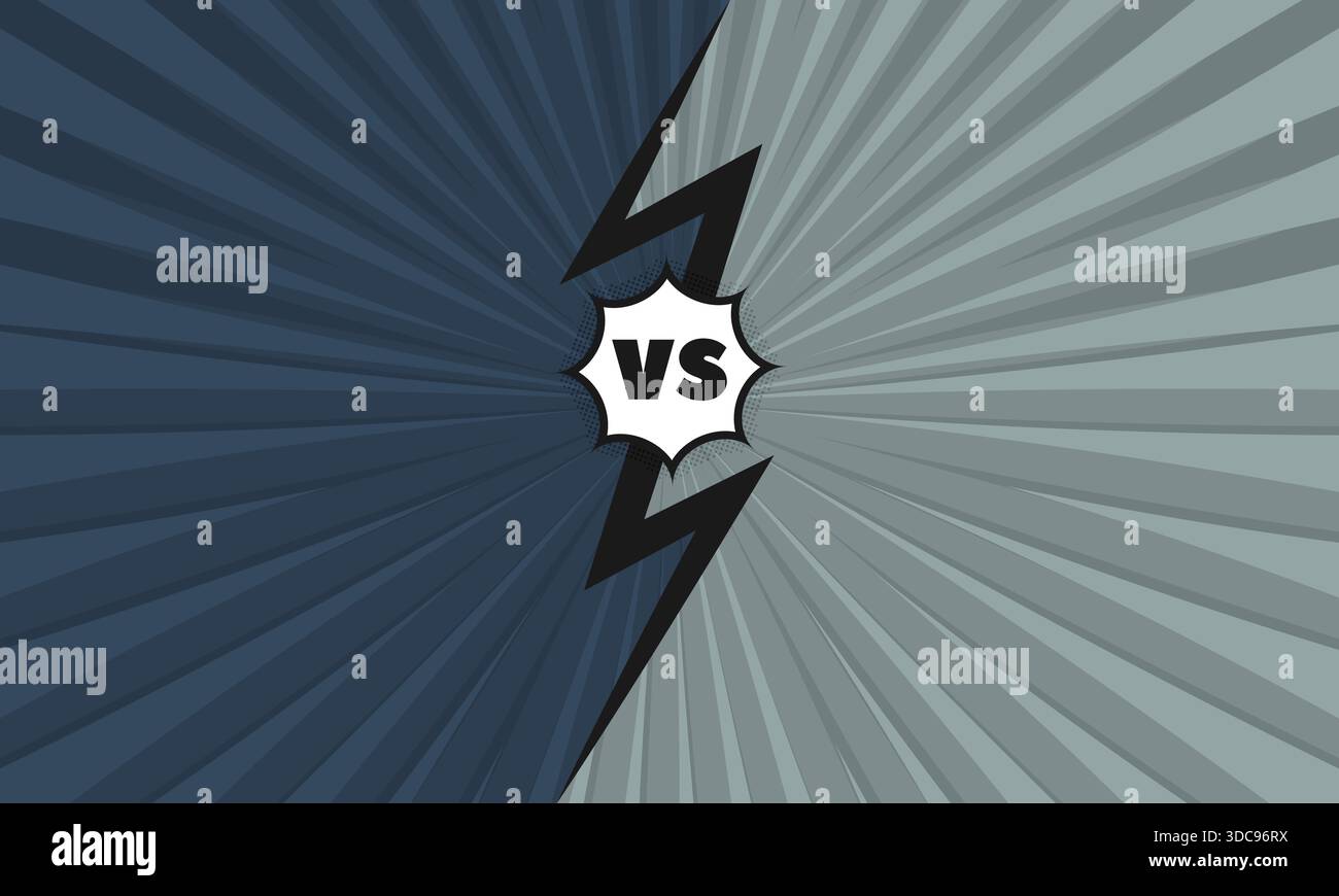 Vector abstract background in blue-gray comic book style Stock Vector