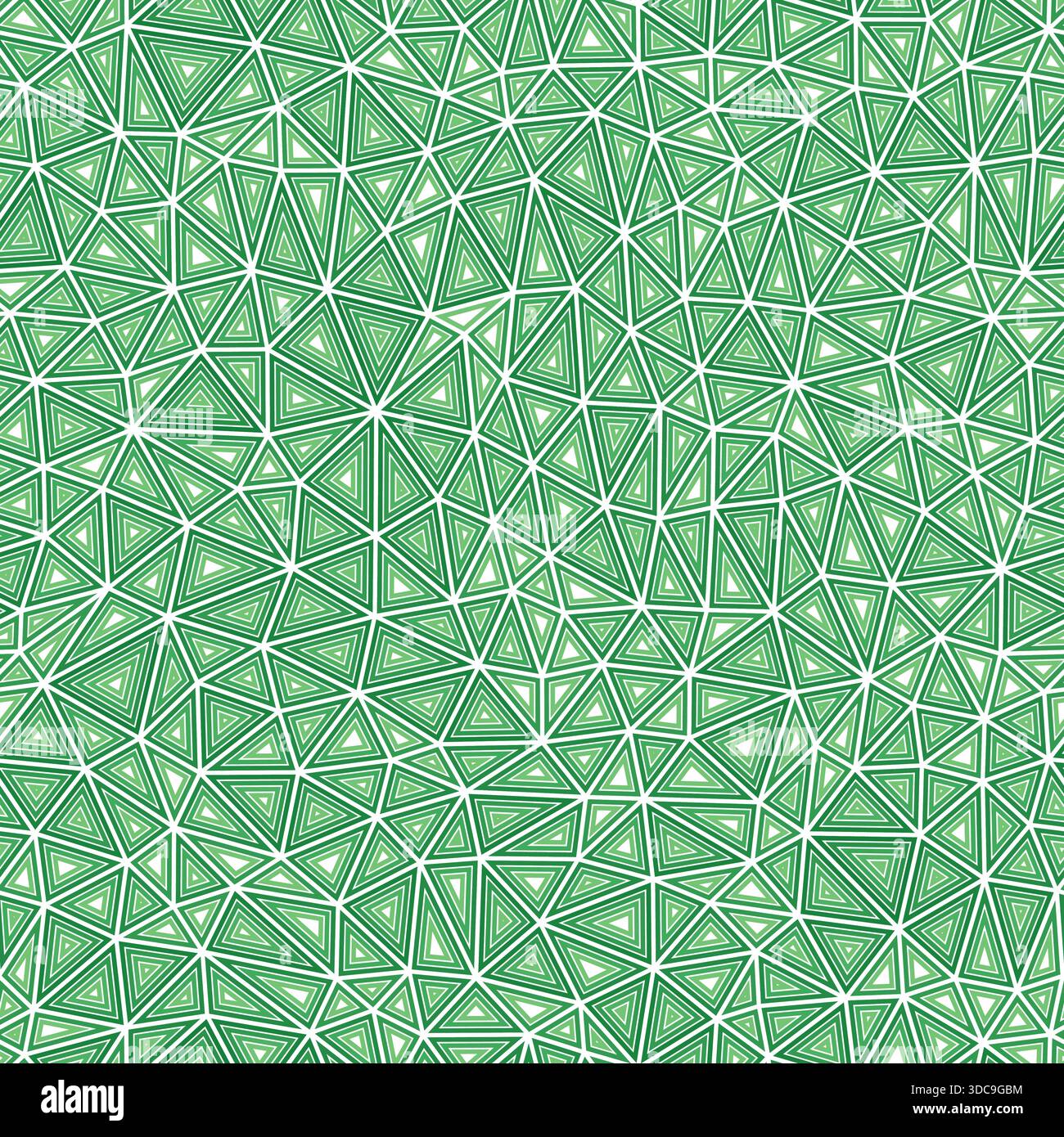 Minimal geometric background. Compact triangles size. Multiple repeated inner triangles. One tone colored style. Repeatable pattern. Stock Vector