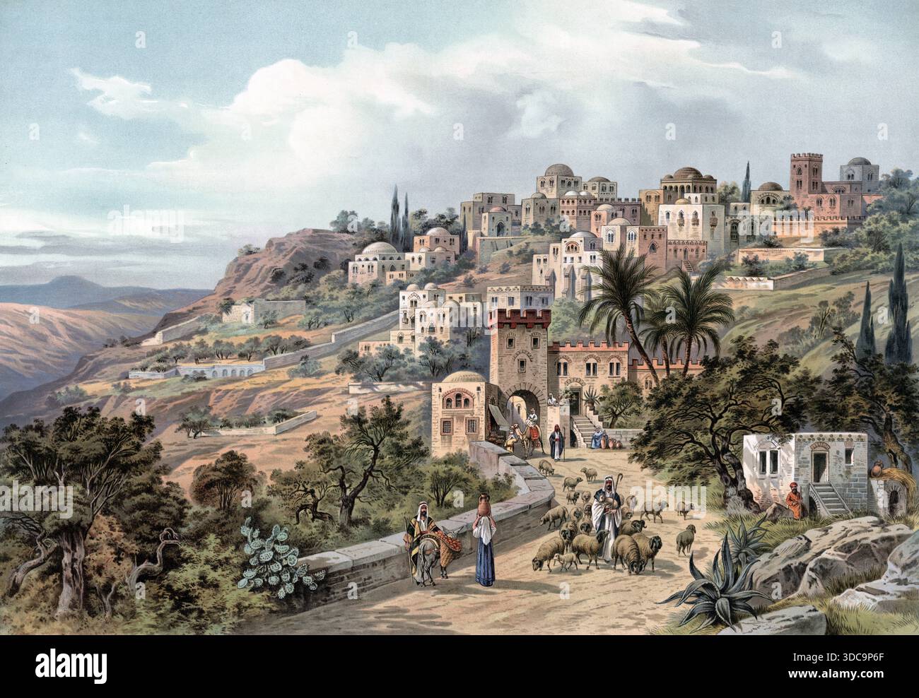 Bethlehem zur Zeit von Jesus Christus, Israel Stock Photo