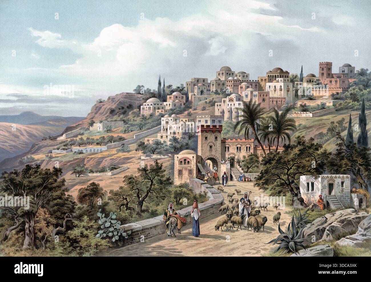 Bethlehem at the time of Jesus Christ, Israel, authentic reproduction ...