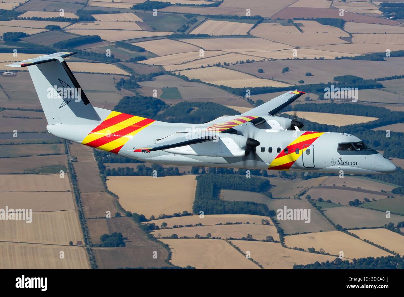 A Metrea operated De Havilland Canada DHC-8-311Q Dash 8 Fireswift