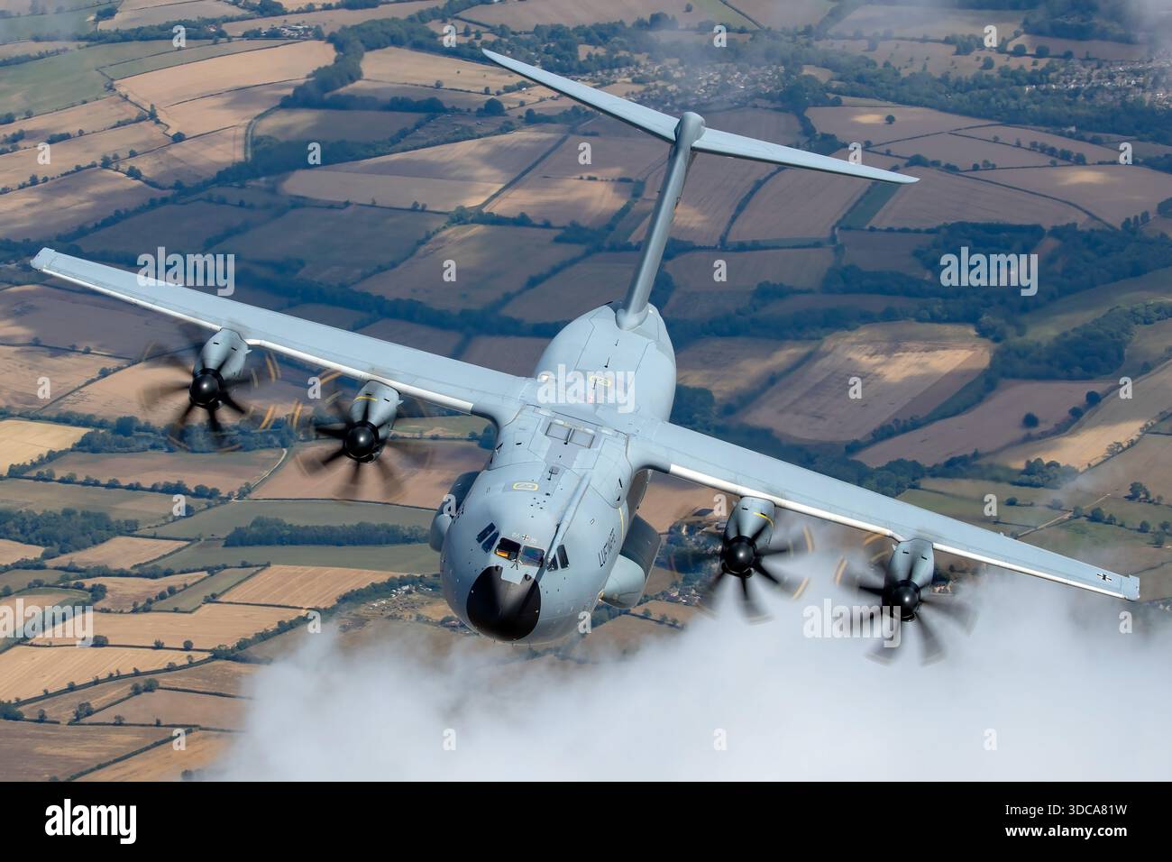 The German Air Force Luftwaffe Airbus A400M Grizzly, also known as ...