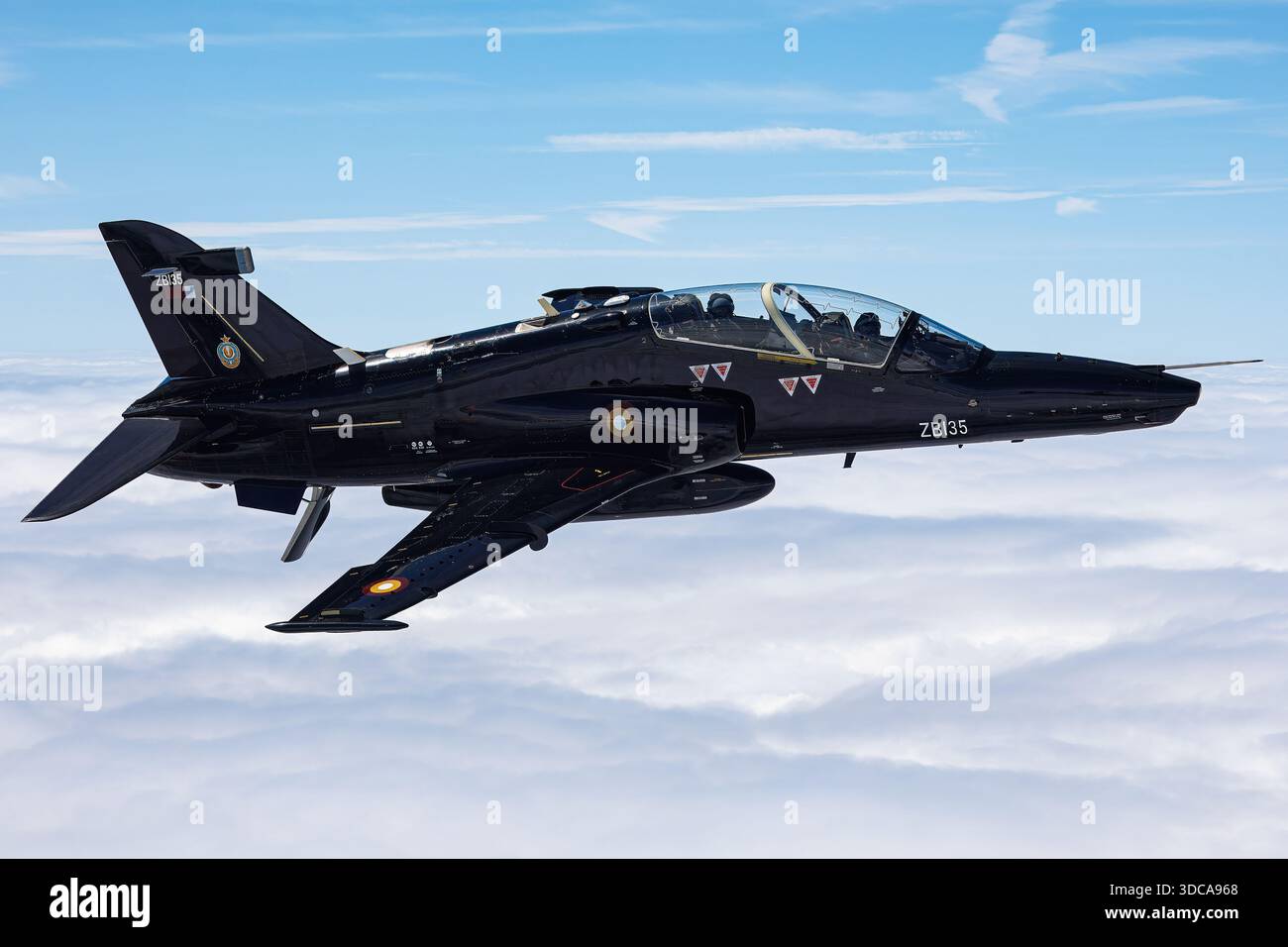 A Royal Air Force BAE Systems Hawk T.2, serial ZB135, is shown in ...