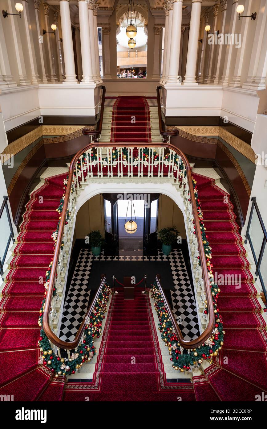 The Grand Staircase, a Victorian-era central staircase of The Fullerton ...