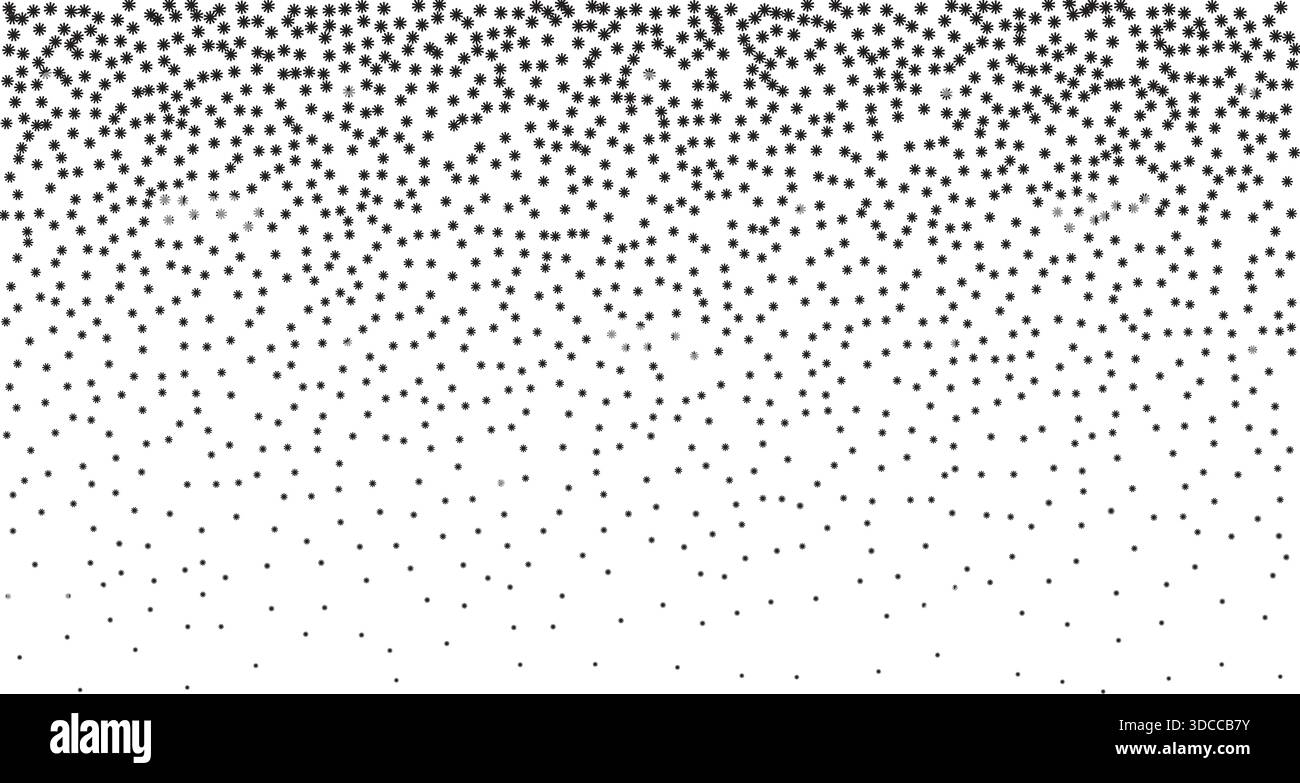 Stippling gradient, noise gradient background, stipple effect made by abstract shapes. Noise gradient texture background. Stock Vector