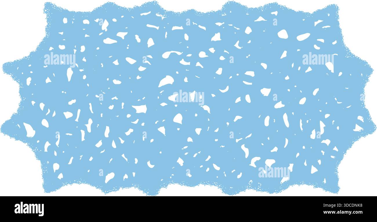 Groovy Retro Rectangle Crayon Hatched Border Stock Vector