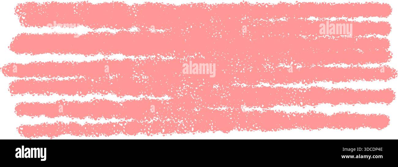 Pink Crayon Scribble Rectangle Highlight Box Stock Vector