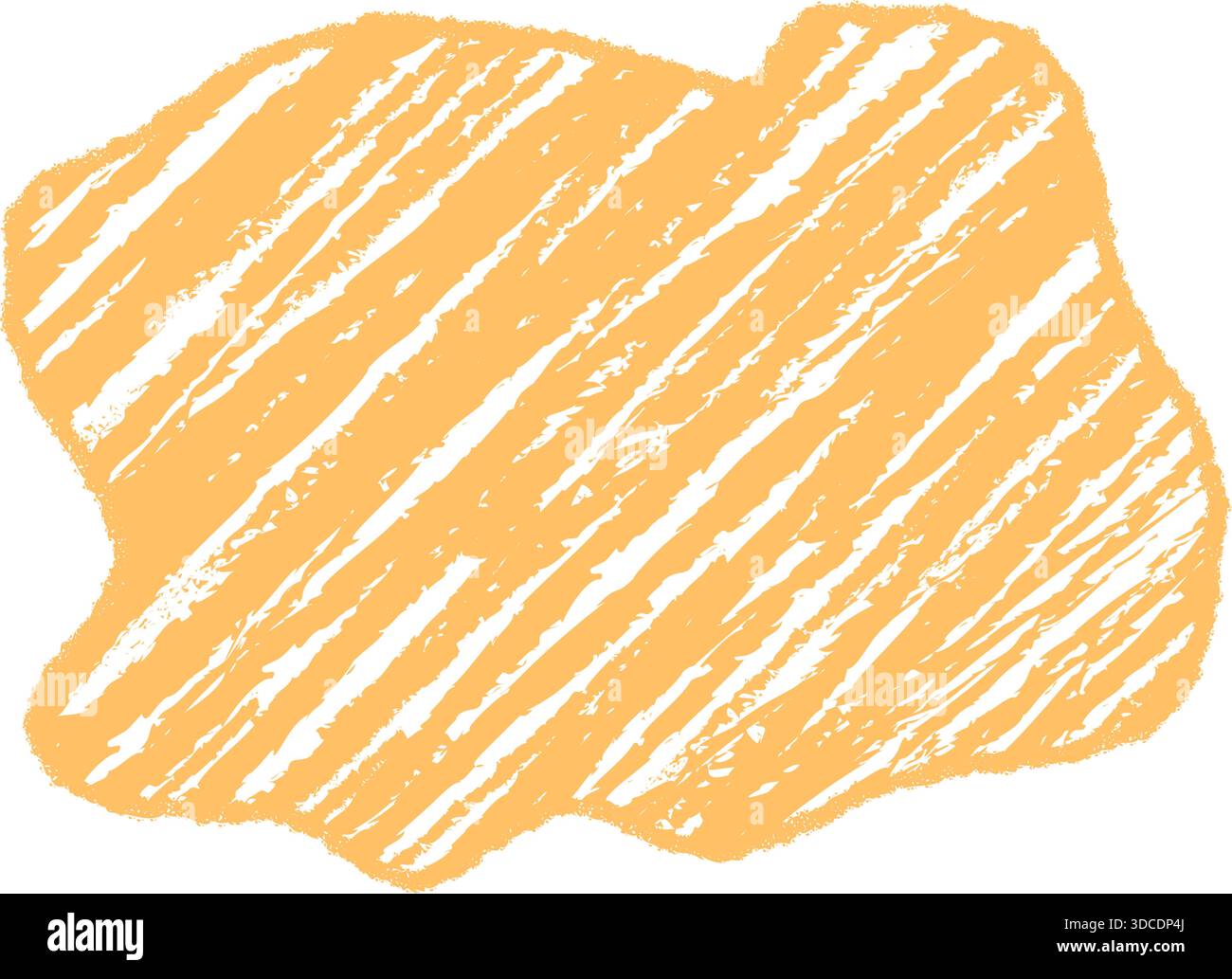 Organic Wavy Chalk Scribble Quote Frame Stock Vector