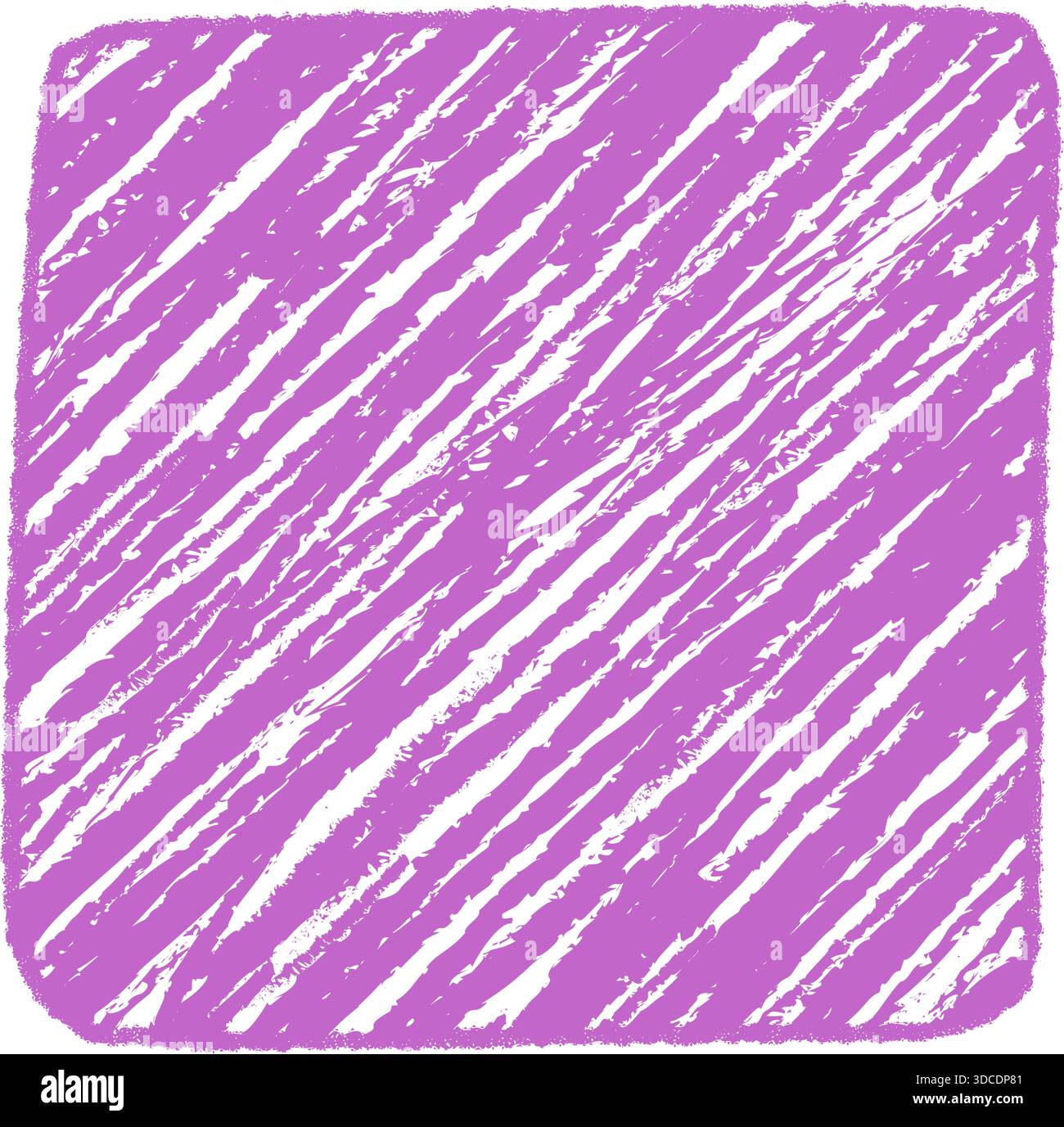 Diagonal Chalk Scribble Fluid Frame Sketch Stock Vector