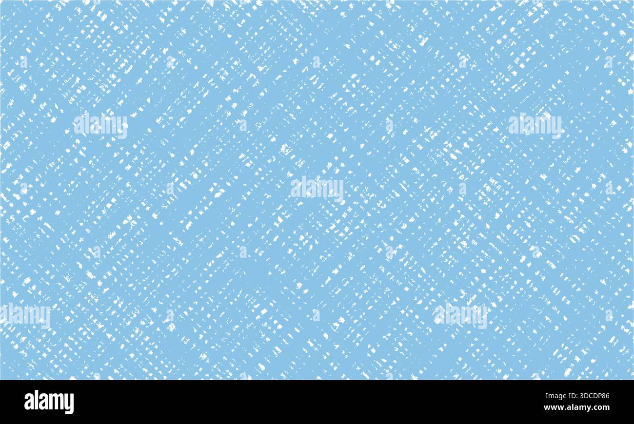 Blue Chalk Scribble Rectangle Grunge Background Stock Vector