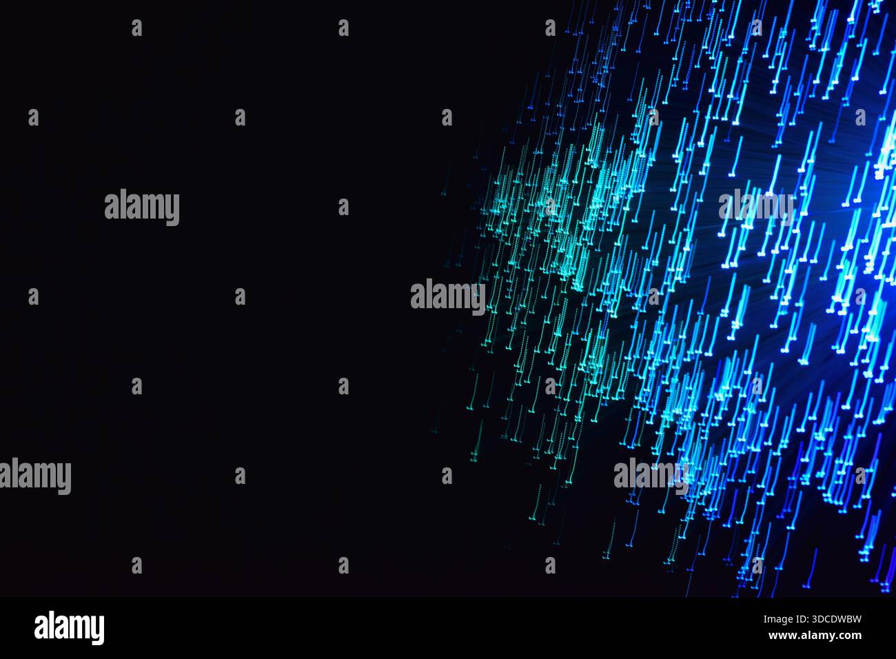 Abstract blurred lights motion effect background Stock Photo