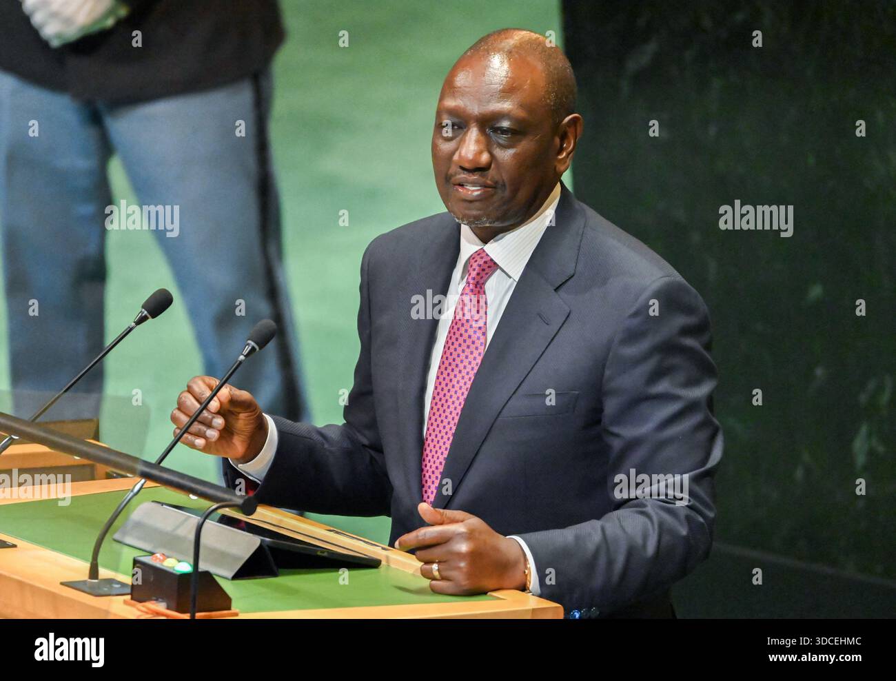 President William Samuel Ruto of Kenya addresses the United Nations ...