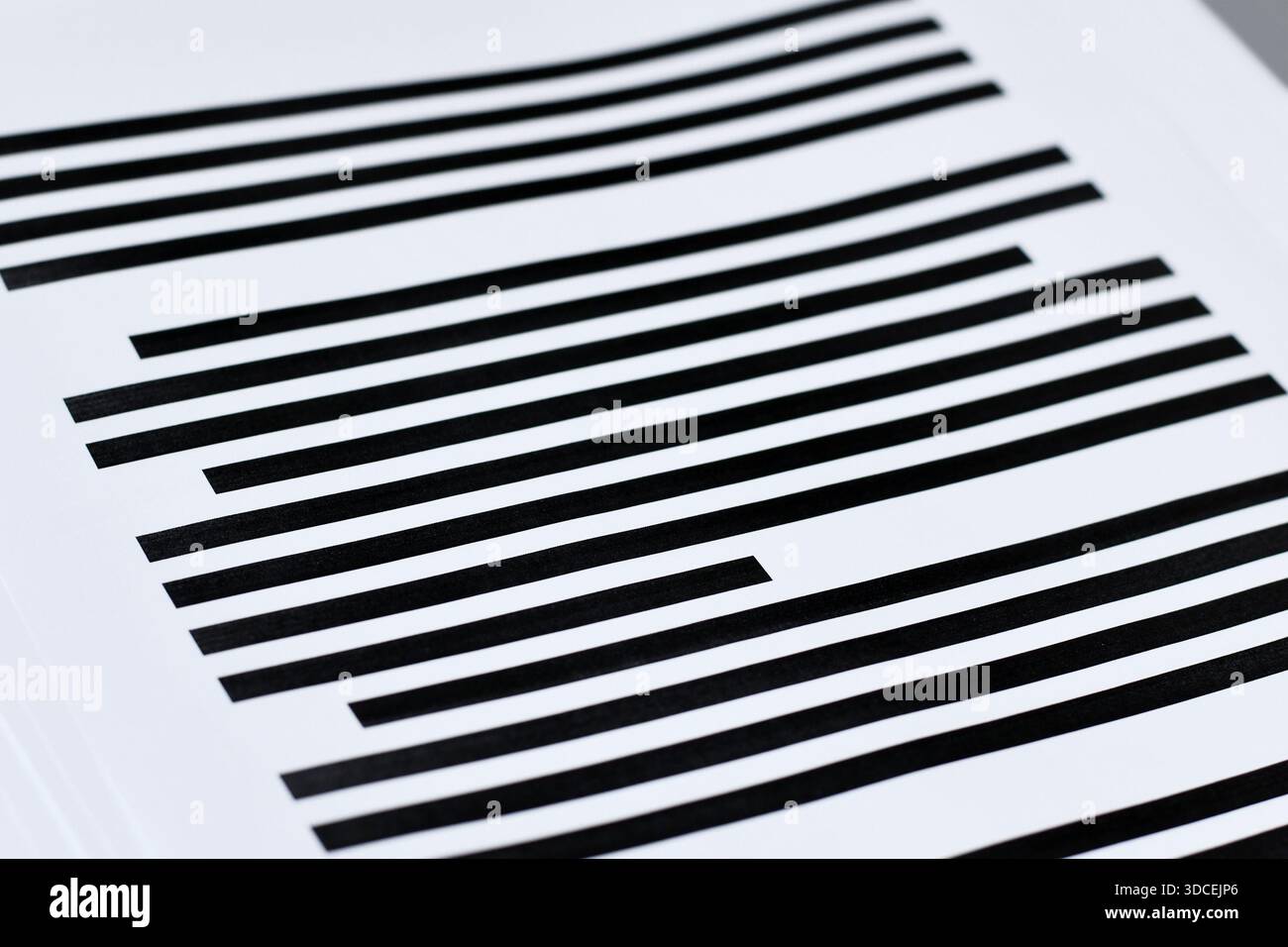 Blacked out documents hi-res stock photography and images - Alamy