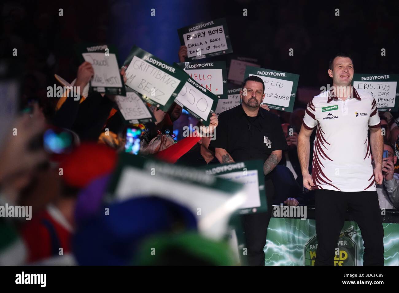 Latvia's Madars Razma ahead of his match against Scotland's Darren ...