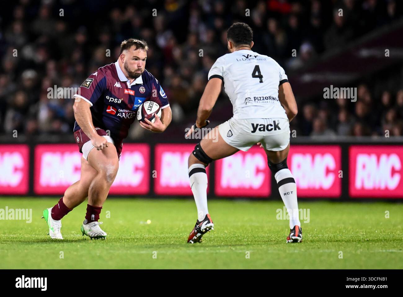 Carlu Sadie of UBB during the Top 14 match between Bordeaux and Toulon ...