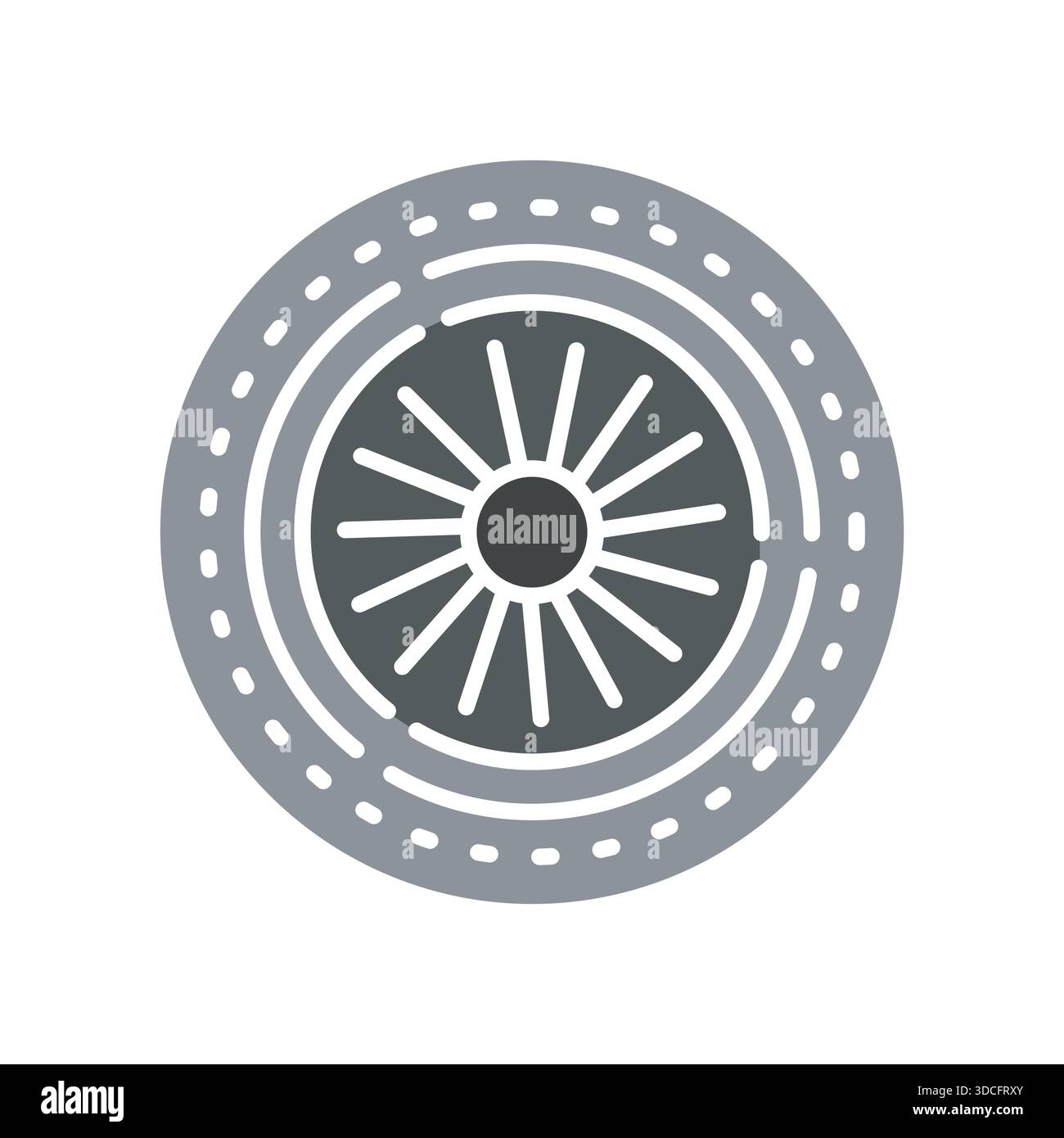 clutch black line icon. Vector isolated element.Editable stroke Stock Vector