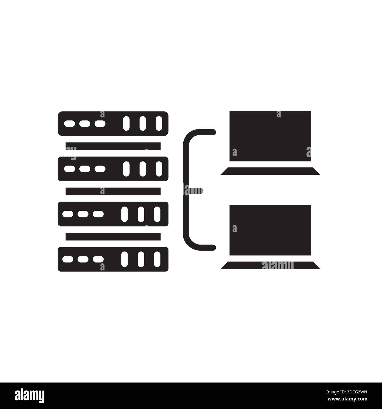 Vm server image Black and White Stock Photos & Images - Alamy