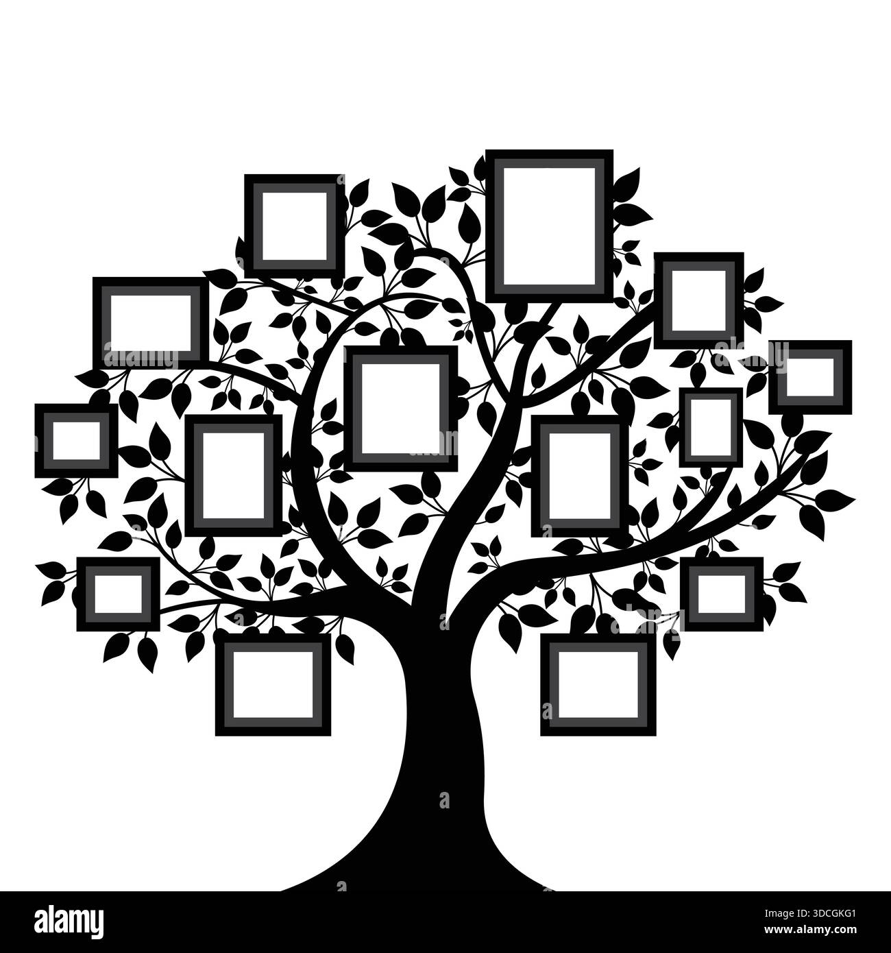 Memory of a tree Stock Vector Images - Alamy