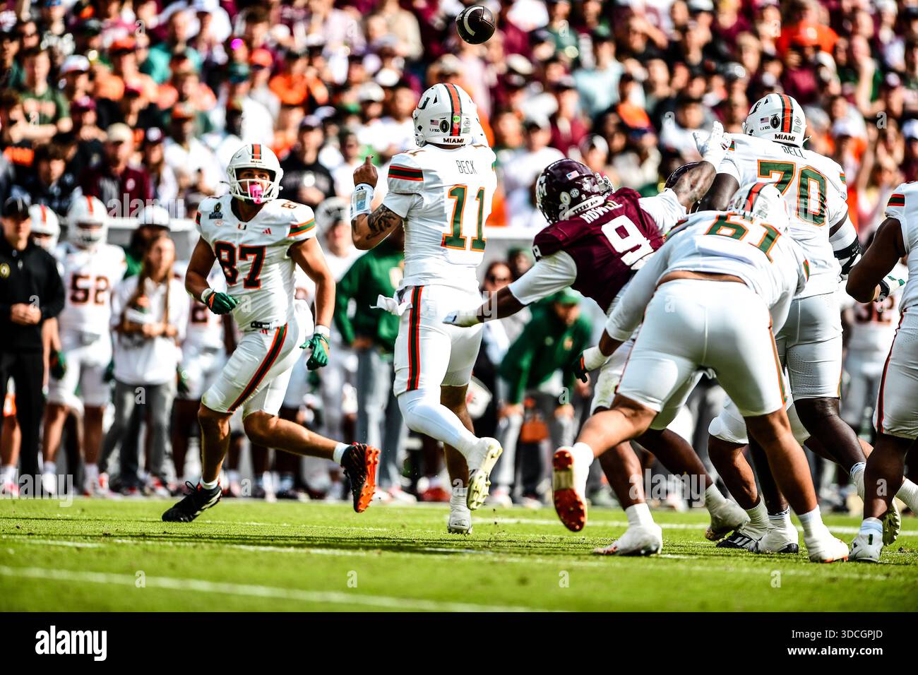 December 20, 2025, College Station, Texas, USA: Miami Hurricane ...