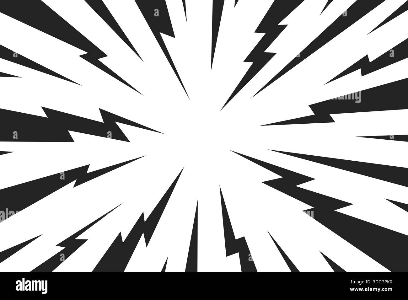 Background with thunder. Bolt line comic backgrounds. Lightning anime ...