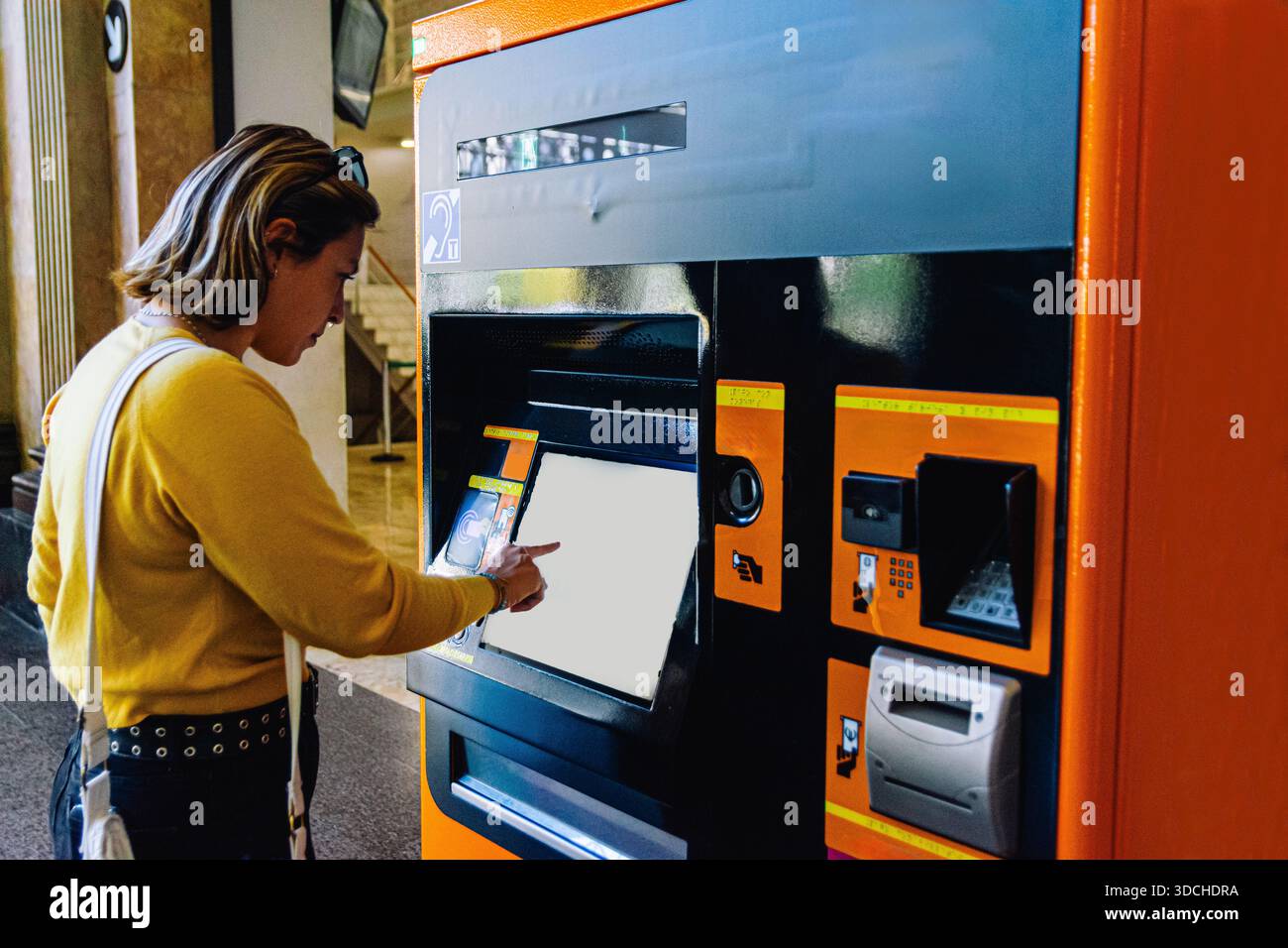 Passenger rail tickets machine hi-res stock photography and images - Alamy