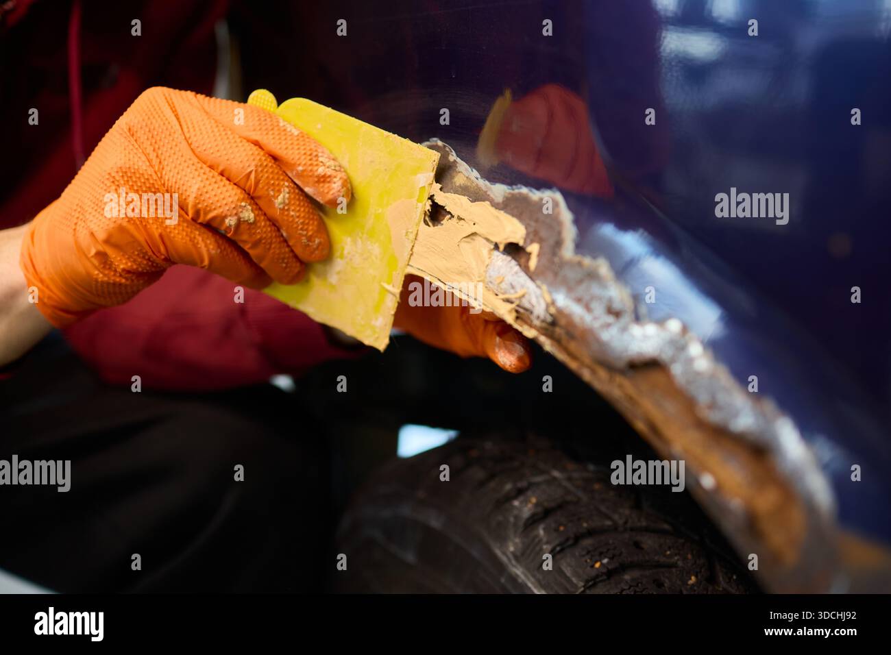 The Auto Body Repair Process includes proper Putty Application ...