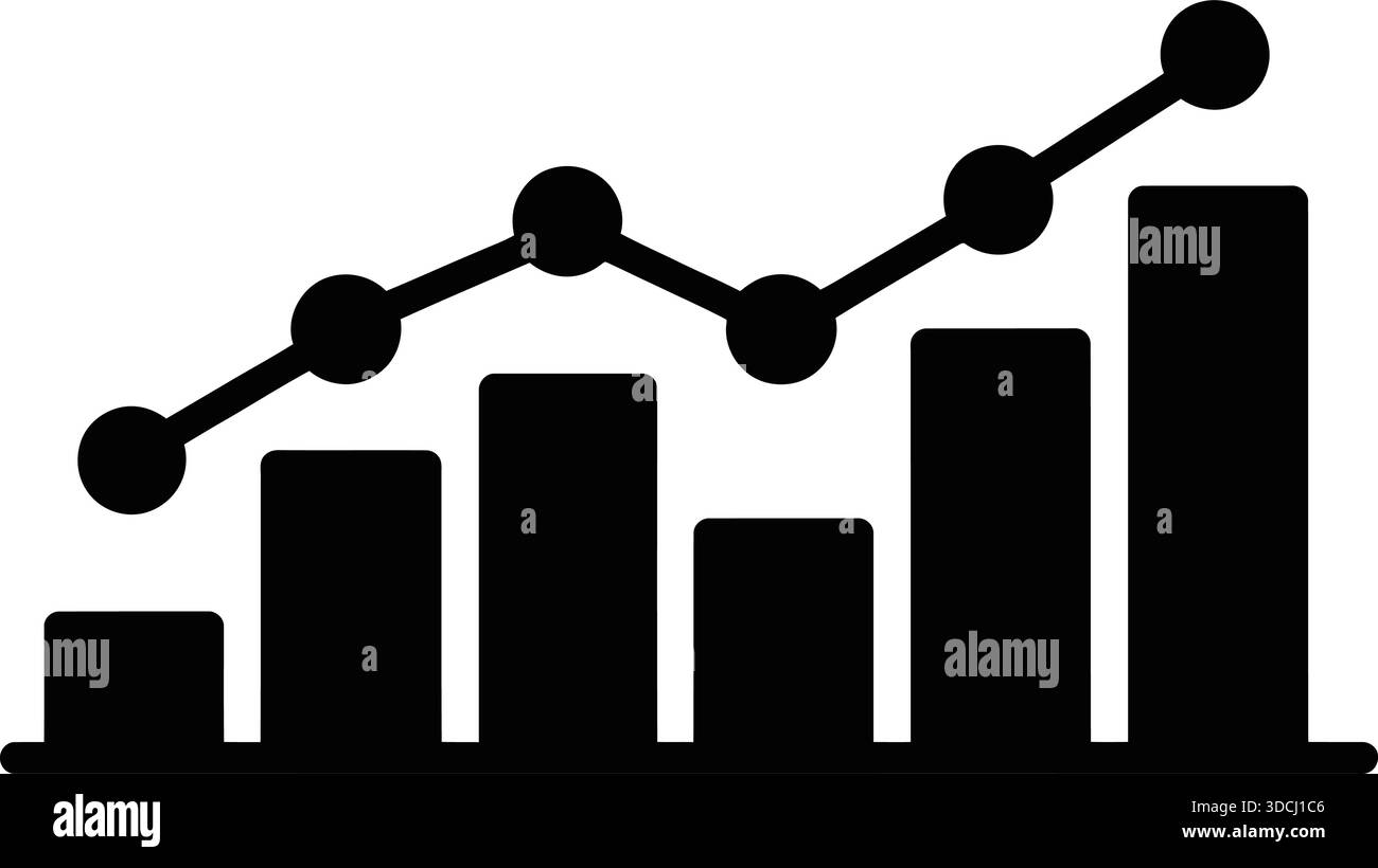 statistics graph increasing in black and white stock... Corporate progression Black and White Stock Photos & Images - Alamy