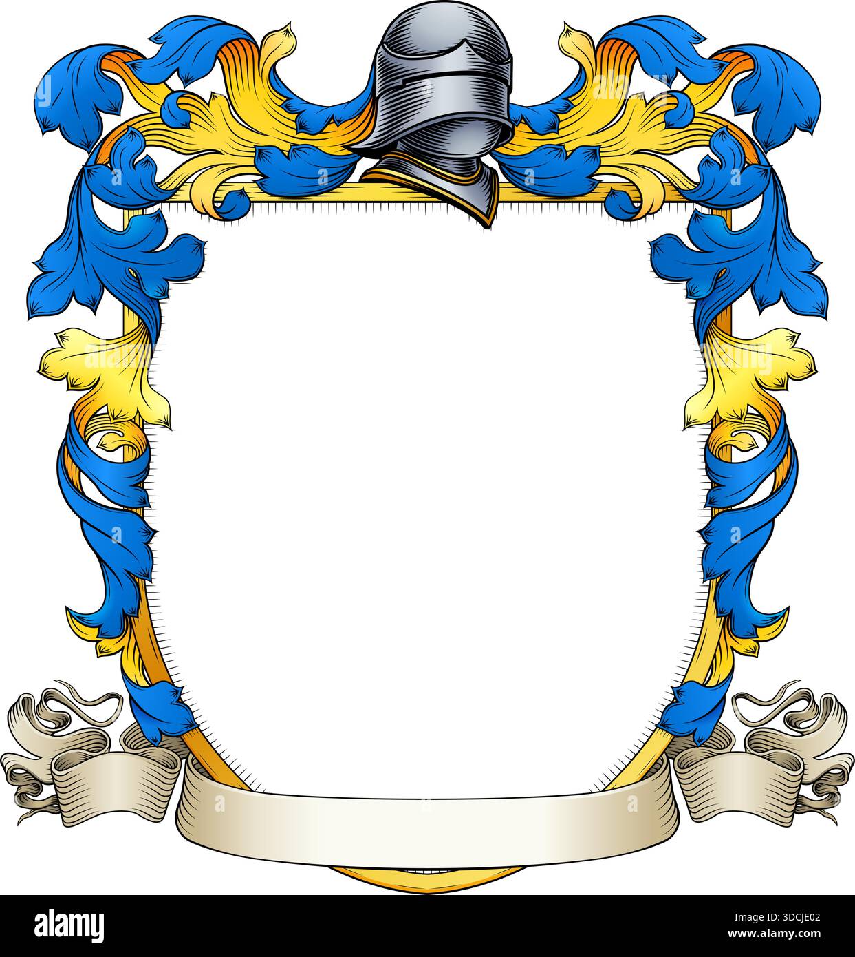 Royal family crest illustrated Stock Vector Images - Alamy