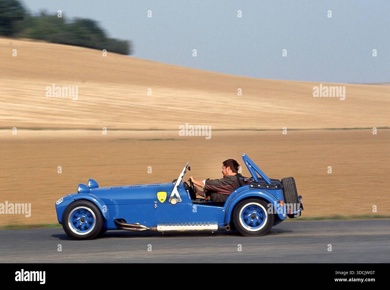 Chris Rea In His Caterham Seven Sports Car Stock Photo Alamy chris-rea-in-his-caterham-seven-sports-car-stock-photo-alamy