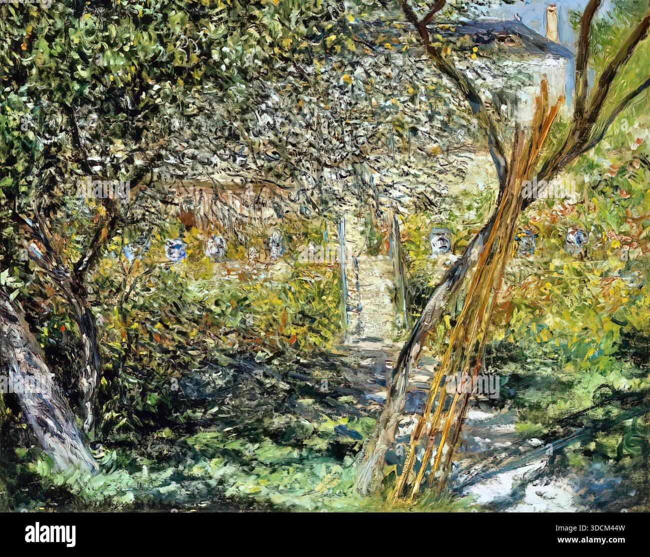 Jardin de claude monet Stock Vector Images - Alamy