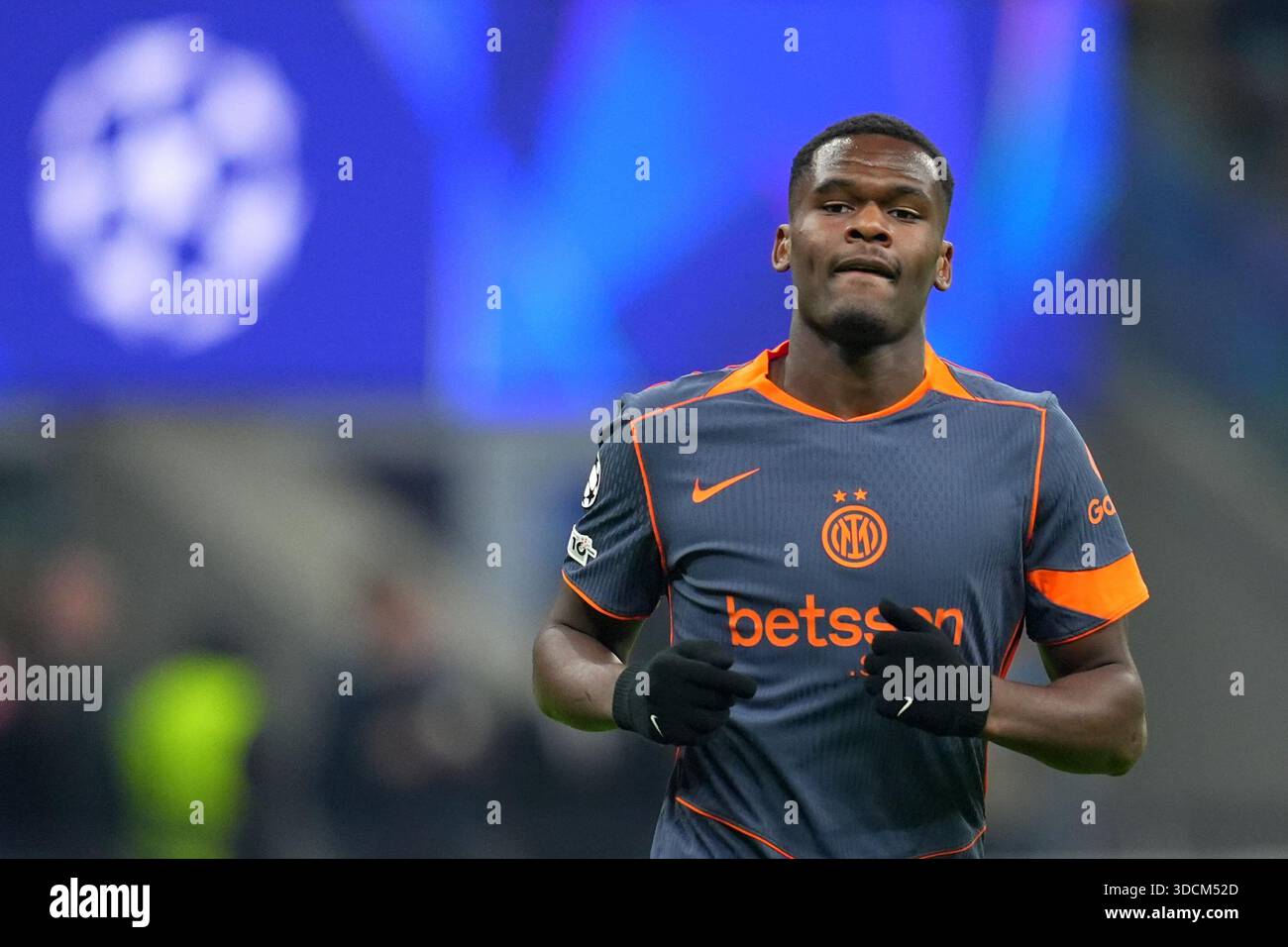Inter Milan's Ange-Yoan Bonny during the Uefa Champions League soccer ...