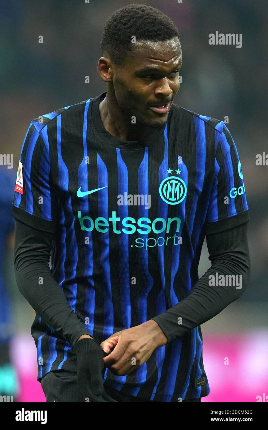 Inter Milan's Ange-Yoan Bonny during the Frecciarossa Italian Cup 2025/ ...